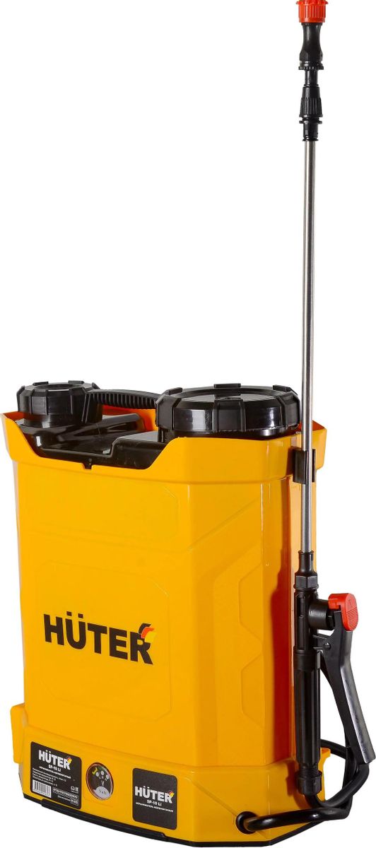 Опрыскиватель Huter SP-10Li, аккумуляторный, ранцевый, 10л, желтый/черный [70/13/43]